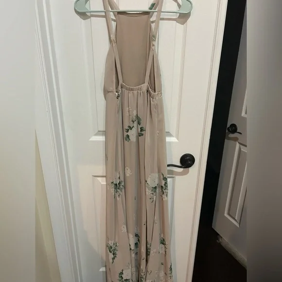 Show Me Your MuMu Beige Floral Maxi Dress - Picture 5 of 5